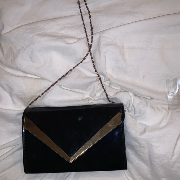 Gorgeous blue and gold handbag! - Picture 1 of 5